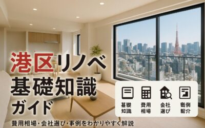 港区でリノベーションの基礎知識から費用相場・会社選び・事例まで徹底ガイド