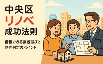 中央区でリノベーションの成功法則と費用相場｜信頼できる業者選びと物件選定ポイント徹底解説