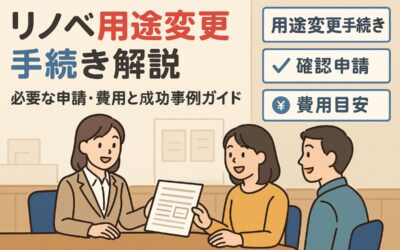 リノベーションの用途変更に必要な手続きと費用を解説｜確認申請や成功事例もわかる最新ガイド