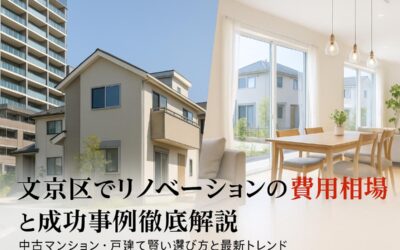 文京区でリノベーションの費用相場と成功事例徹底解説｜中古マンション・戸建て賢い選び方と最新トレンド