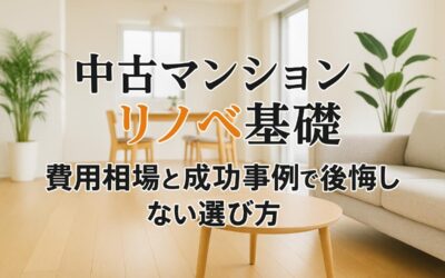 中古マンションのリノベーションの基礎知識と費用相場成功事例で後悔しない選び方と比較ポイント