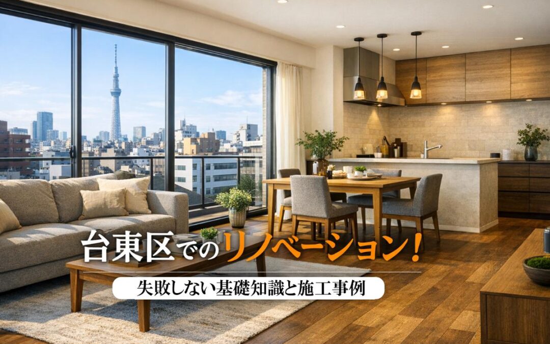 台東区でリノベーションの失敗しない基礎知識と施工事例ガイド