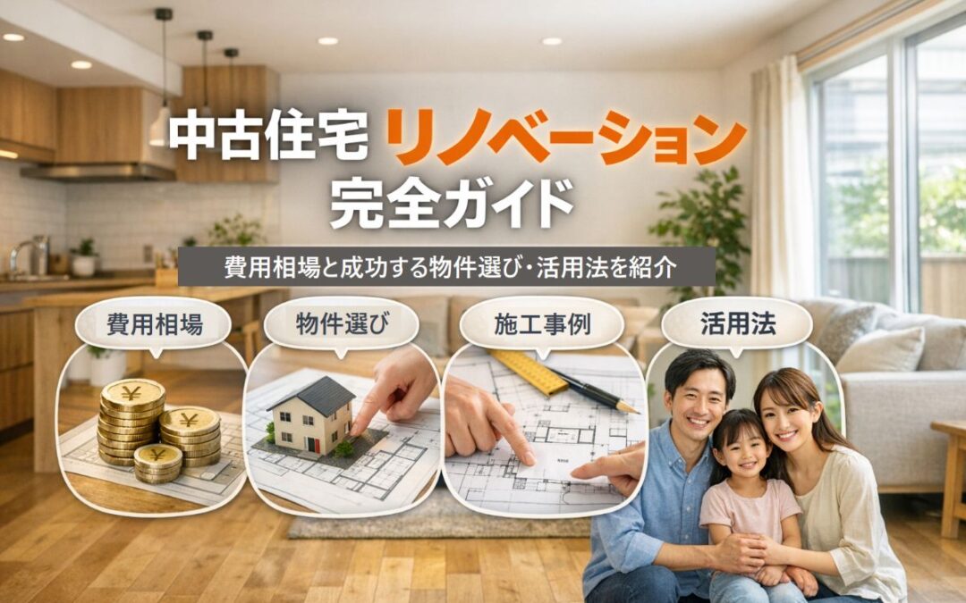 中古住宅のリノベーション費用相場と成功する物件選び・活用法を完全ガイド