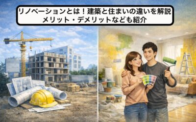 リノベーションとは!建築と住まいの違いを解説|メリット・デメリットなども紹介