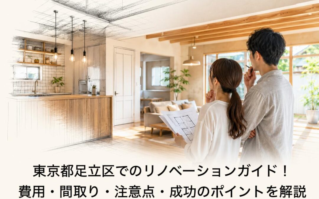 東京都足立区でのリノベーションガイド！費用・間取り・注意点・成功のポイントを解説