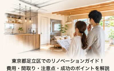 東京都足立区でのリノベーションガイド！費用・間取り・注意点・成功のポイントを解説