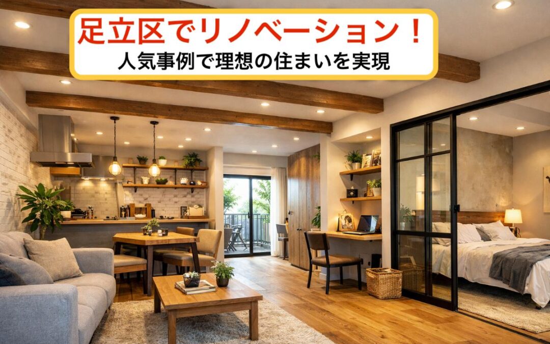 足立区でリノベーション！人気事例で理想の住まいを実現