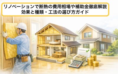 リノベーションで断熱の費用相場や補助金徹底解説|効果と種類・工法の選び方ガイド