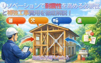 リノベーションで耐震性を高める必要性と補強工事費用を徹底解説！診断の手順もわかる