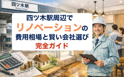 四ツ木駅周辺でリノベーションの費用相場と賢い会社選び完全ガイド