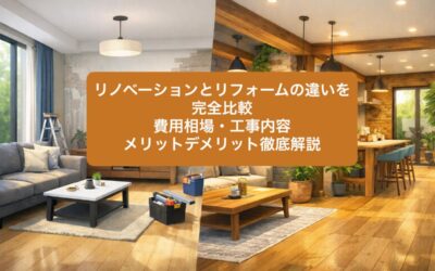 リノベーションとリフォームの違いを完全比較|費用相場・工事内容・メリットデメリット徹底解説