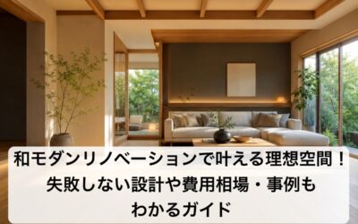 和モダンリノベーションで叶える理想空間!失敗しない設計や費用相場・事例もわかるガイド