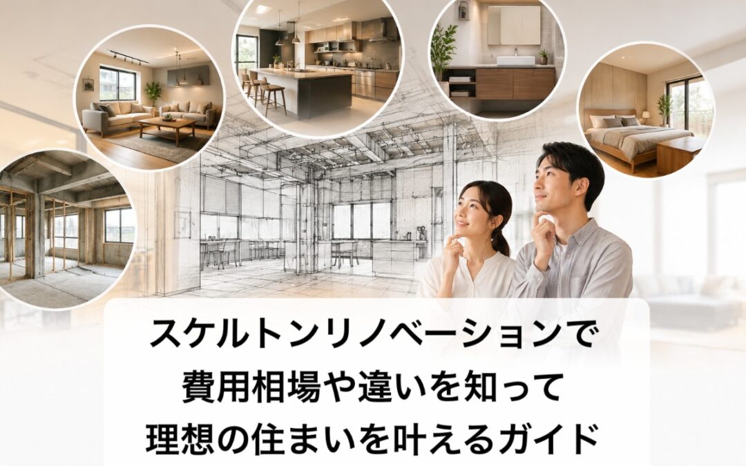 スケルトンリノベーションで費用相場や違いを知って理想の住まいを叶えるガイド