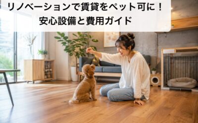 リノベーションで賃貸をペット可に!安心設備と費用ガイド